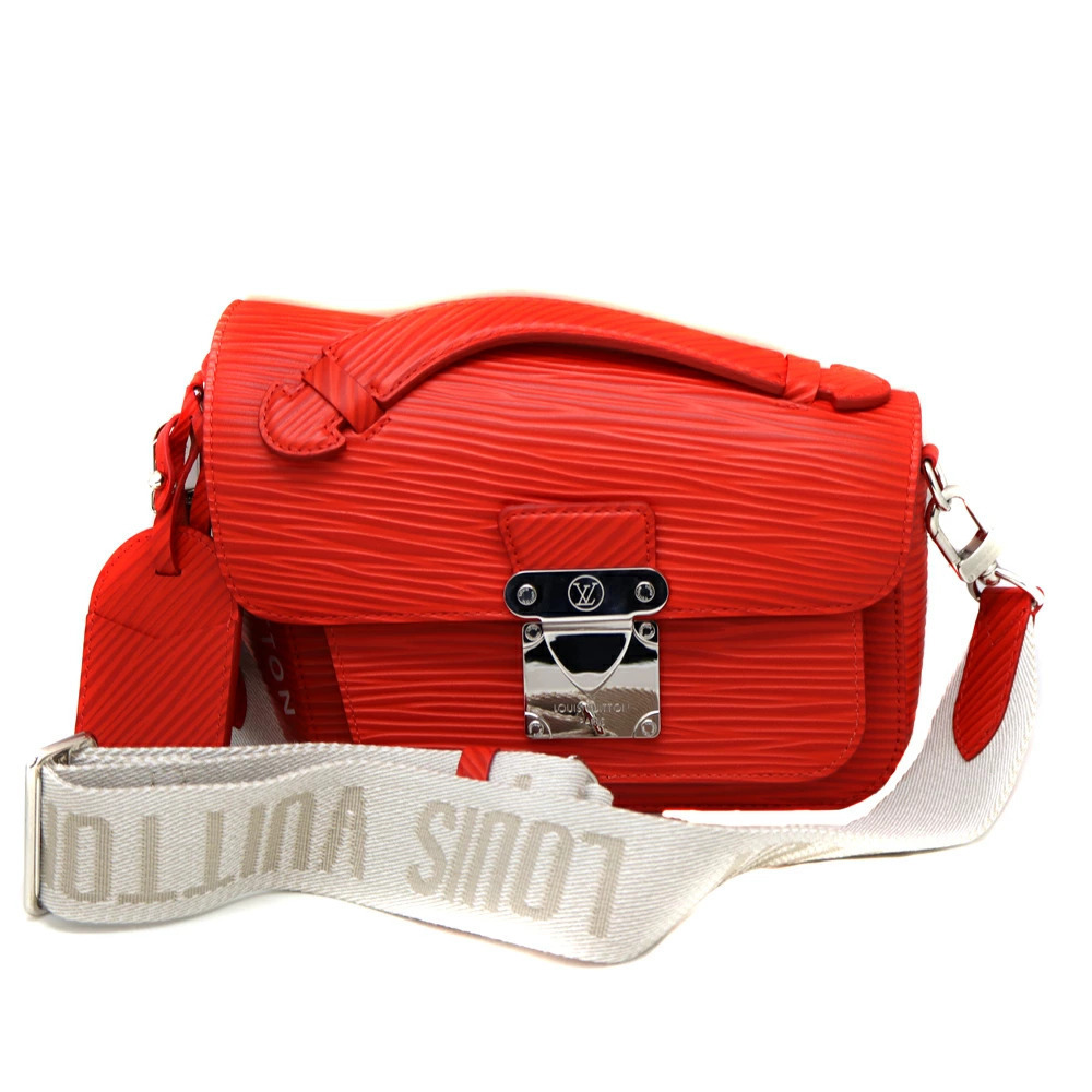 Louis Vuitton Monceau Distorted Epi Leather Red